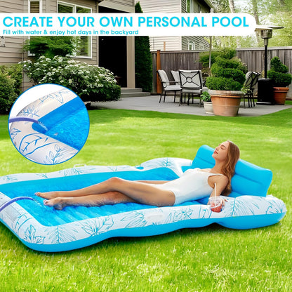 Large Beach Sun Tanning Floaty Raft Sunbathing